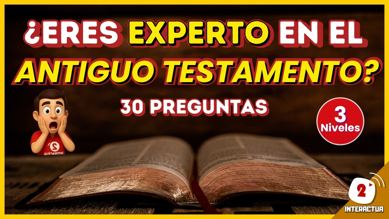 ¿Cuántas PREGUNTAS BÍBLICAS logras responder? 🧐 Trivia del Antiguo Testamento