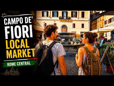Video Discover Campo de Fiori, Rome | Fresh Produce, Vegetarian Food & Italian Souvenirs