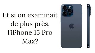 Mon test a moi de l'iphone 15 pro max