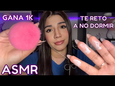 ASMR ESPAÑOL / TE RETO a VER EL VIDEO sin DORMIR, SI GANAS te pago 1K$ (nivel infinito)
