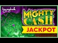 JACKPOT HANDPAY! Mighty Cash Double Up Infinite Jade Slot - UP TO $45/SPIN BETS!