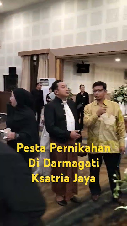 Menghadiri Resepsi Pernikahan Di Aula Darmagati Ksatria Jaya Kramat Jati Jakarta Timur