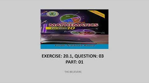 NEW MATHS BOOK | EXCERCISE 20.1 |  THEORY OF QUADRATIC EQUATIONS | SINDH  | KARACHI || CLASS 10th |