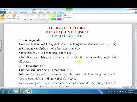 Video: Rời rạc là thuộc tính của tổng thể