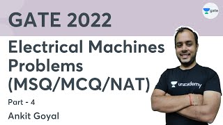 Electrical Machines Problems | MSQ/MCQ/NAT | Part 4 | GATE 2022 | Ankit Goyal