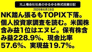 SUCCESS21 Vol.1 NSEの世界戦略 Nikkei held firm, but the TOPIX fell. I read the individual