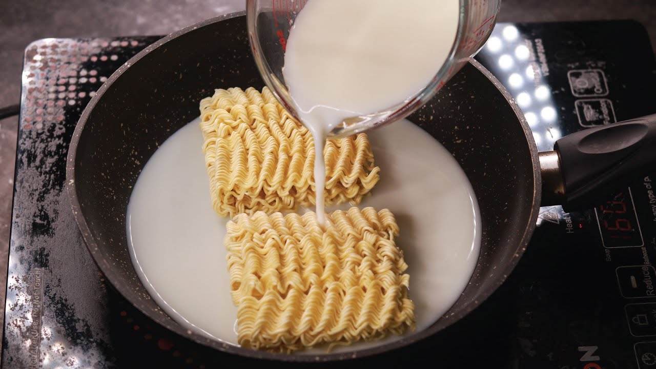 New Milk Maggi Recipe | Noddles Recipe | Snacks Recipe | T'stove