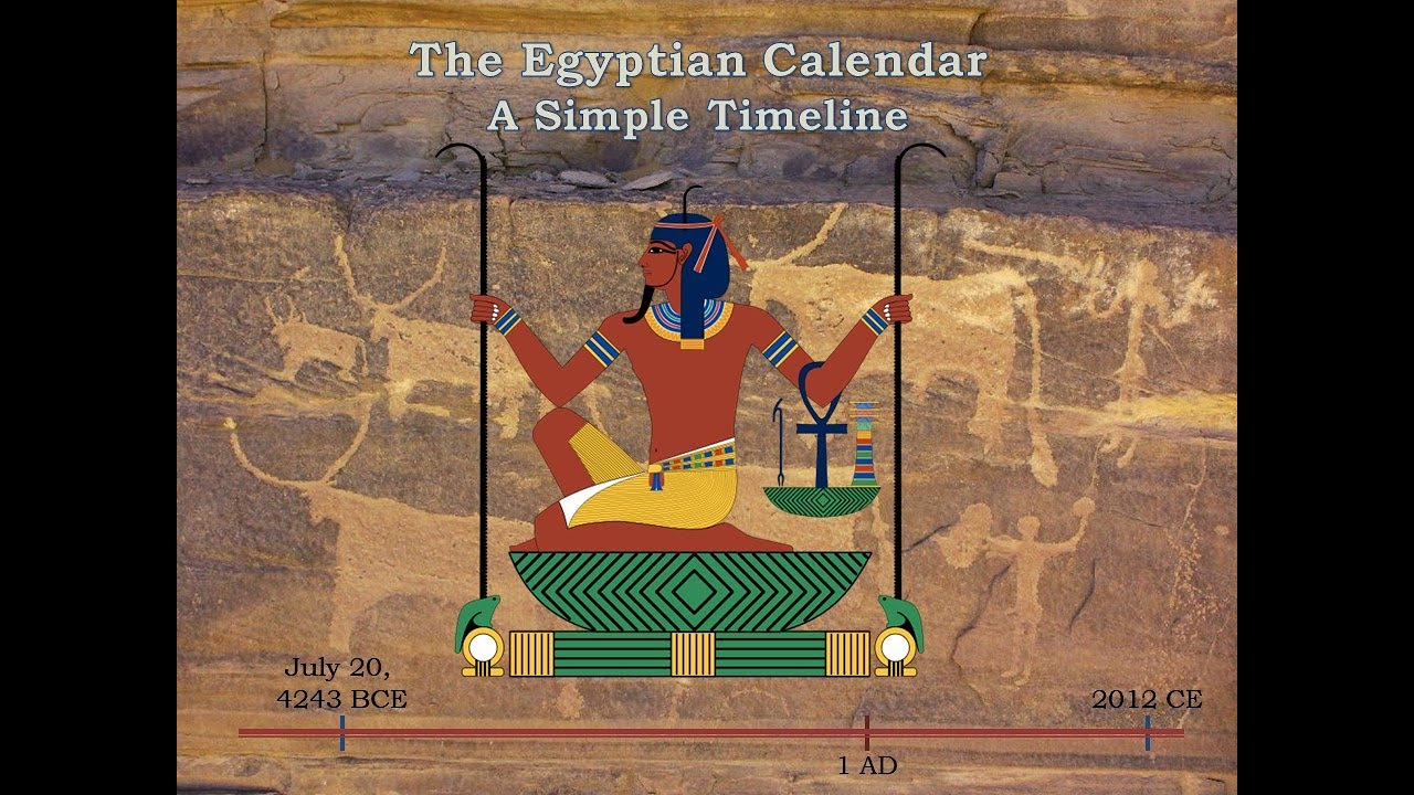 The Egyptian Calendar A Simple Timeline By James Lowdermilk 11 19 2012