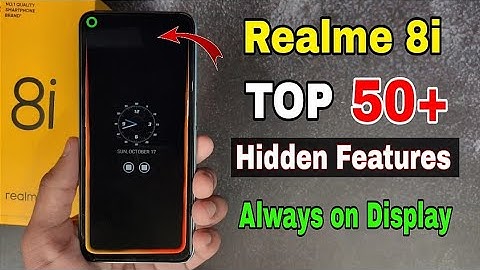 Realme 8i top 50+ hidden features | Tips & tricks | realme 8i AOD features settings