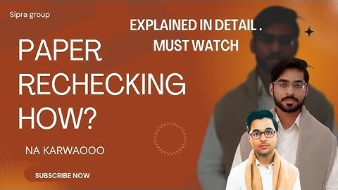 Procedure of Paper Rechecking 2021 | Recheck Matric Papers 2021 Method | Method of Retotalling 2021