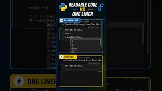 Readable Code vs One-Liner 🚀 Turn 2 Lists Into a Dictionary!