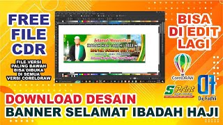 DESAIN BANNER IBADAH HAJI CDR   GRATIS DOWNLOAD