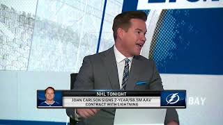 John Carlson signs with Tampa Bay Lightning