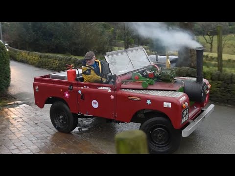 This Pensioner Has Built An Awesome Steam-Powered Land Rover