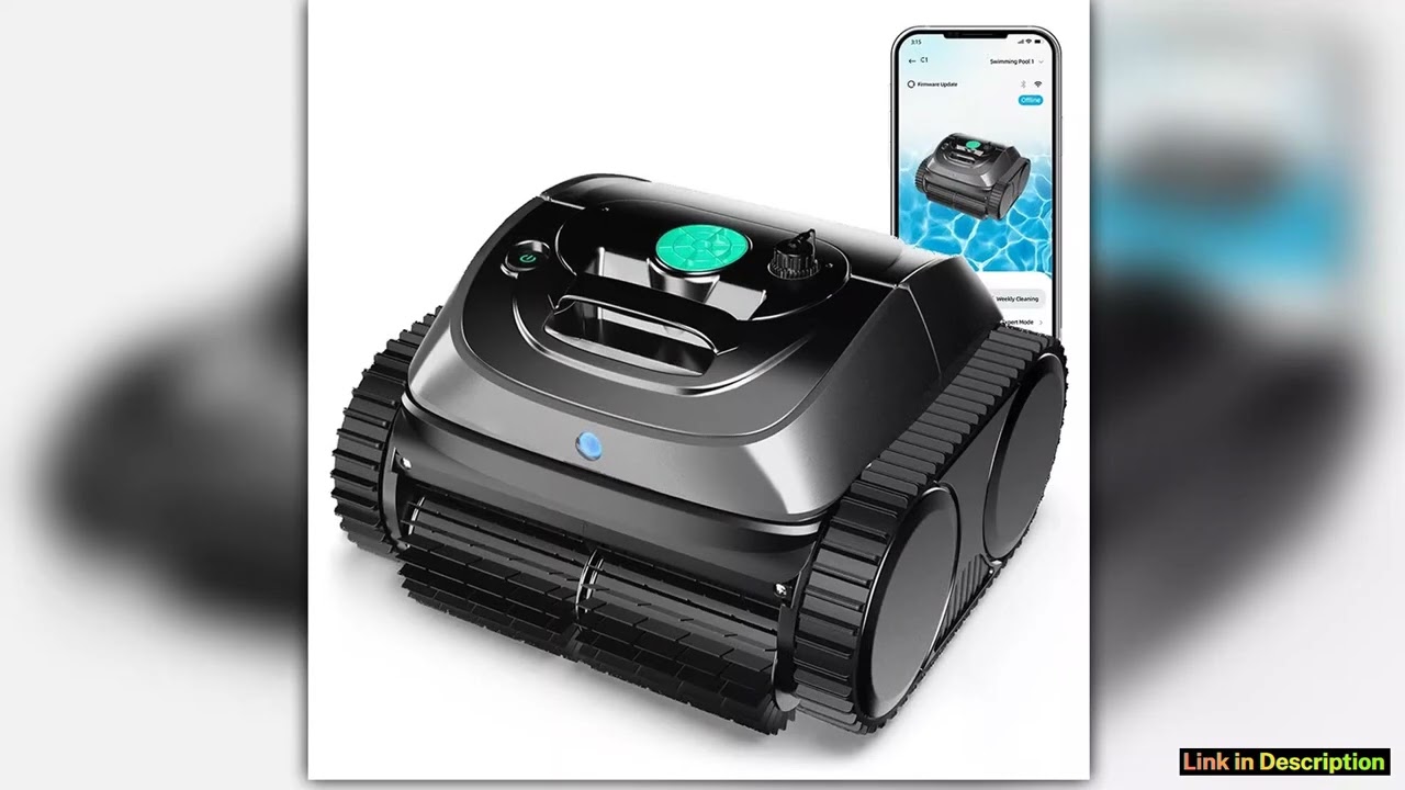 Cordless Robot Swimming Pool Vacuum Cleaner WYBOT C1 APP Control Ultra Stronger SuctionBattery 4600