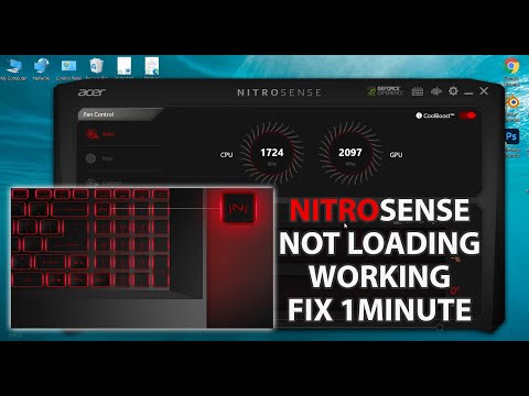 Nitrosense key not working in acer! FIX under a minute