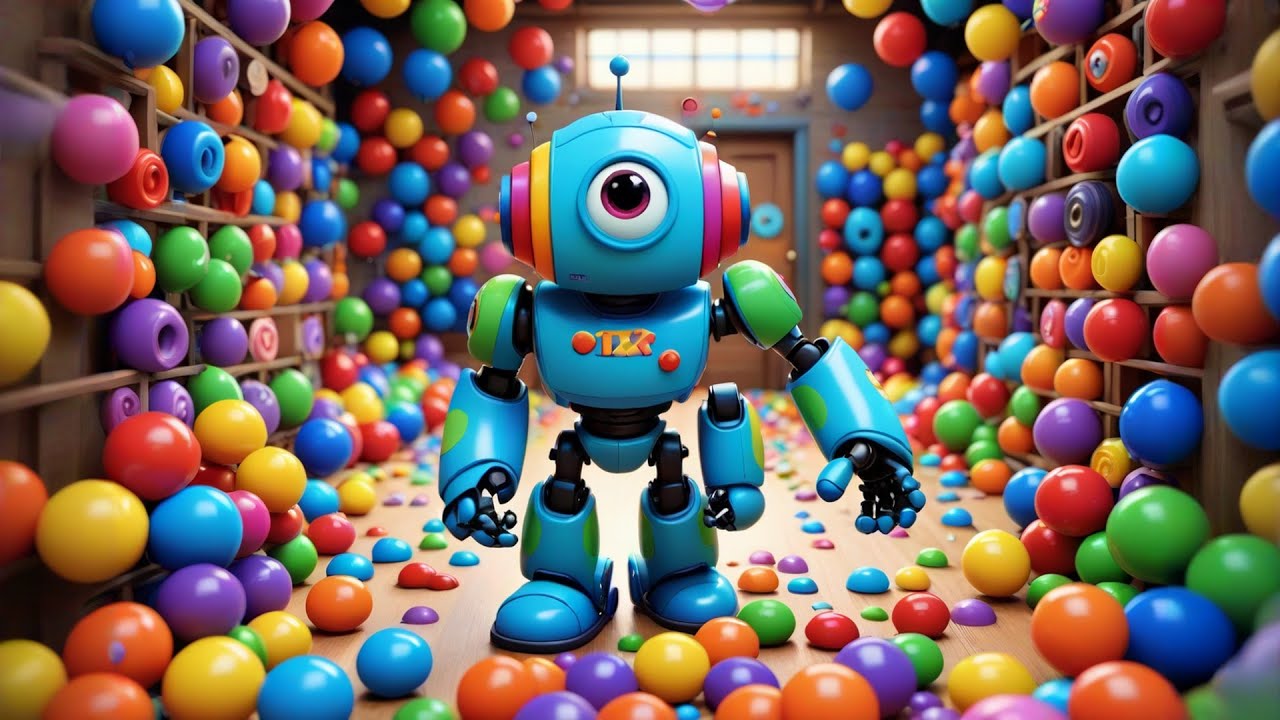 Chocolate, Candy & a Rainbow Robot! 🤖🍫🌈 | Whimsical Kids Song | Playful Nursery Rhyme