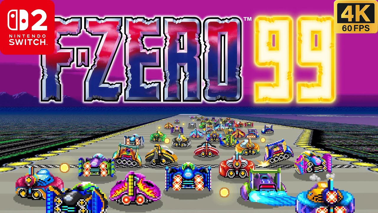 F-Zero 99 Gameplay on Nintendo Switch 2 - 4K Walkthrough (No Commentary)