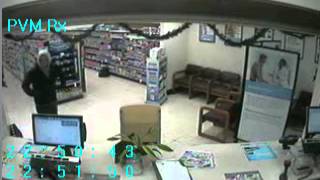 Pharmacy Robbery Caught on Camera