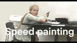 iPad Pro speed painting procreate screenshot 5