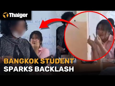 Thailand News | Bangkok student’s offensive gesture triggers backlash