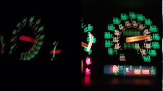 Saab 9-5 340 bhp vs Saab 9000 480 bhp 100-200 km/h