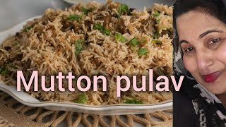 MUTTON PULAV The rice used is almost invariably Basmati or a close variant. yummy food