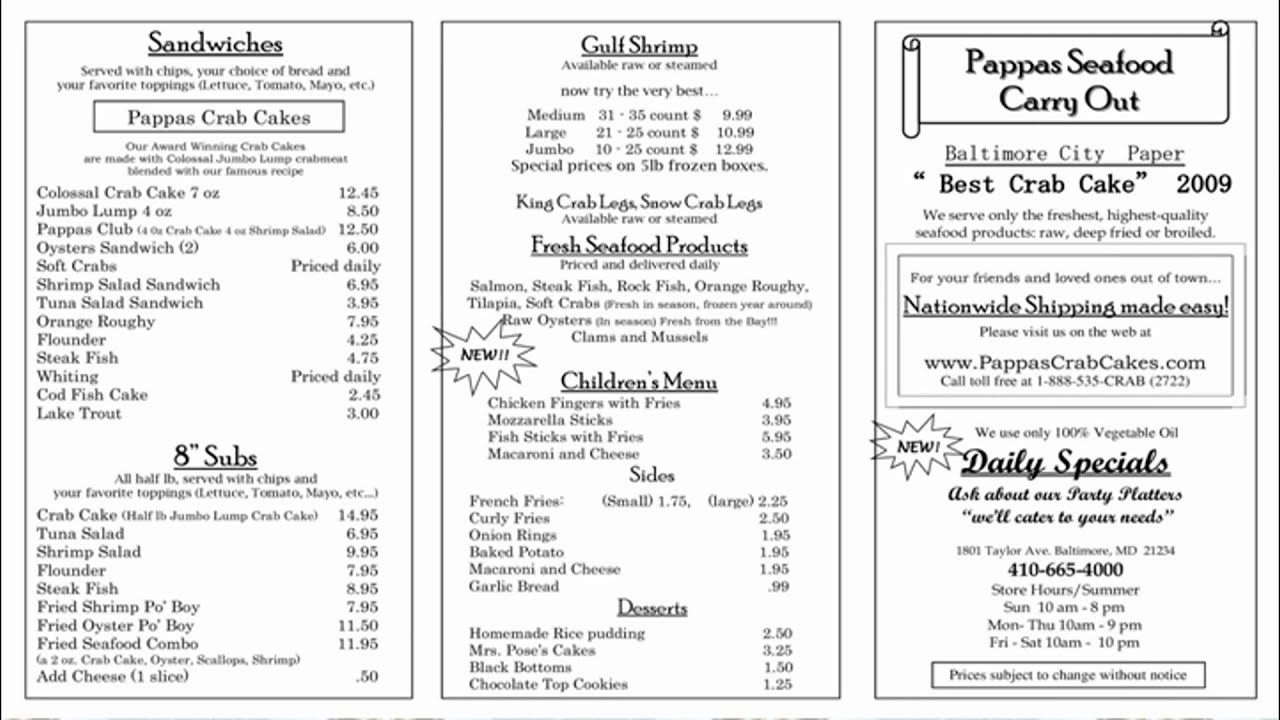 Pappas Carry Out.mp4 - YouTube