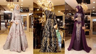 18 Inspirasi Model Gaun Pesta Muslimah Modern Terbaru 2024 2025, Gamis Pesta Brokat Modern Terbaru