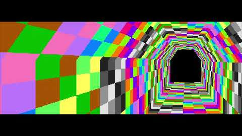 Escape - 256 byte intro by LBi/Bitbandit @ Function 2023 demoparty