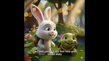 The Brave Bunny Who Helped a Lost Turtle 🐰🐢❤️ #AIAnimals #animals #aivideo