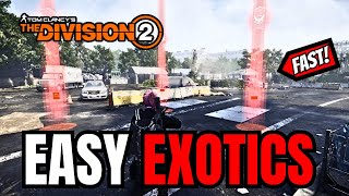 The Division 2 - Best EXOTIC FARMING Method Exotic Caches, Target Loot.