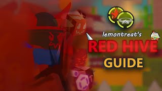 *2024* Official Red Hive Guide by a T50 Red Leaderboard Player (Part 1) | Bee Swarm Simulator