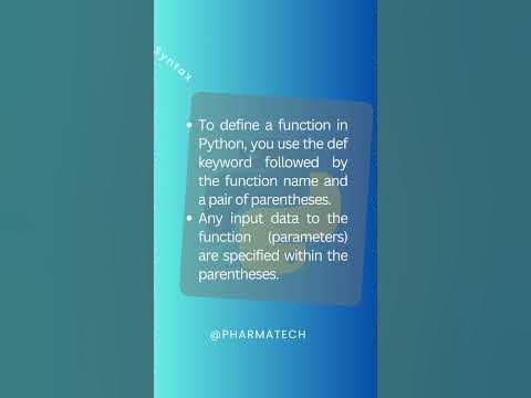 Python Function Declaration with Example #python #youtubeshorts #shorts ...