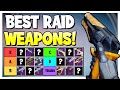 EVERY Legendary Raid Weapon RANKED! Non-Sunset Raid Weapon Tier List | Destiny 2 Weapon Rankings