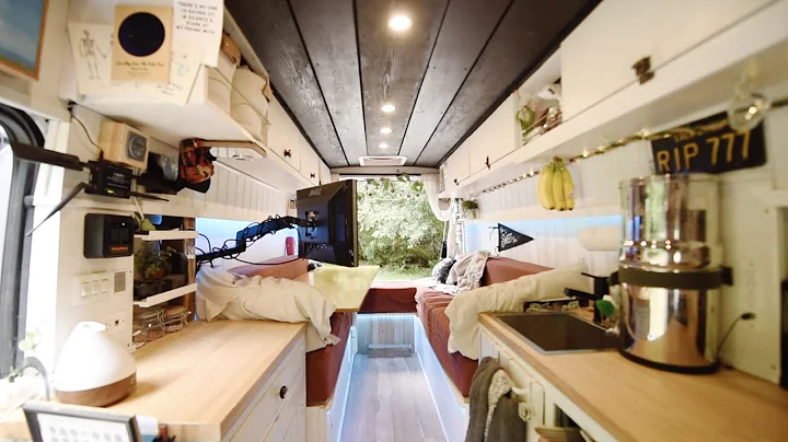 This Gorgeous Van Conversion has EVERYTHING // They built the PERFECT CAMPERVAN for LIVING & WORKING
