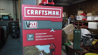 Craftsman V20 Pole Hedge Trimmer Demo and Review