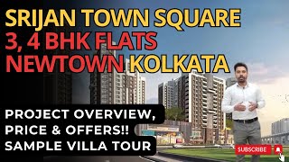 Srijan Town Square Newtown Kolkata |☎+91-7604092445 | 3, 4 BHK Flats In Newtown Kolkata | ₹ 2.44 Cr* screenshot 3