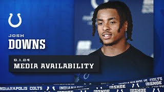 May 1, 2024 | Josh Downs Media Availability by Indianapolis Colts 7,550 views 13 days ago 6 minutes, 32 seconds