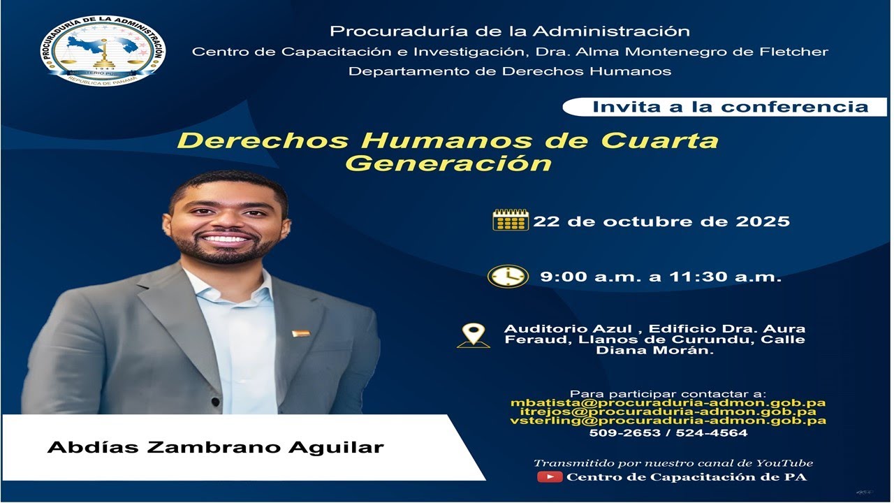 Conferencia: Derechos Humanos de Cuarta generación.