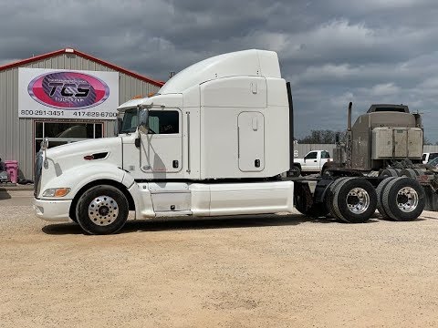 2012 Peterbilt 386 Conventional W/ Sleeper - YouTube