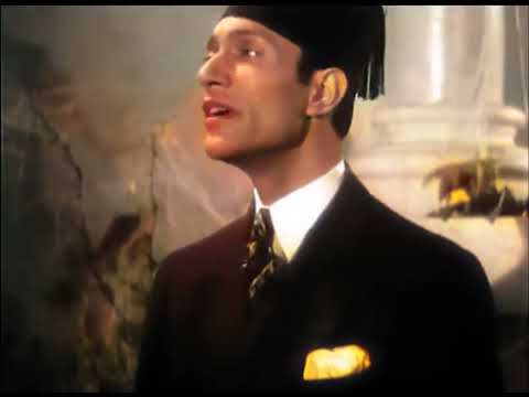 محم د عبد الوه اب دويتو ص عب ت عليك  مع نجاة علي فيلم دموع الحب عام ١٩٣٥