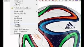Insert activities/widgets with SoftChalk