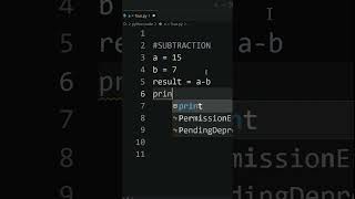 Python Subtraction Operator (-) in 60 Seconds! | Python for Beginners