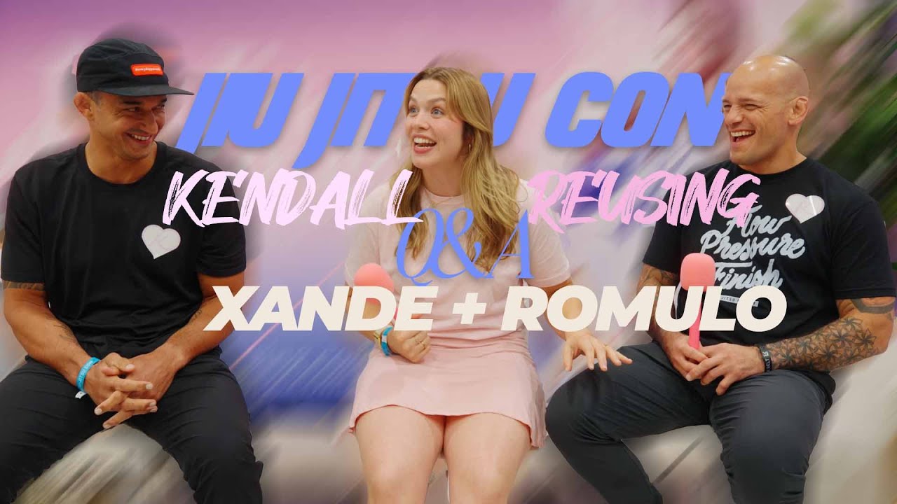 Xande Ribeiro & Romulo Barral Q&A at Jiu Jitsu Con | Live with Kendall Reusing