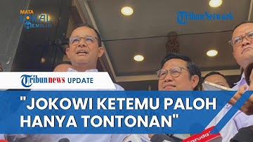 Respons Anies Baswedan soal Pertemuan Jokowi-Surya Paloh: Cuma Tontonan Saja Itu