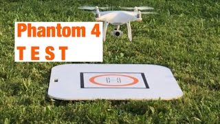 DJI Phantom 4 Drone Test Flight - How Not to CrAsH on Landing