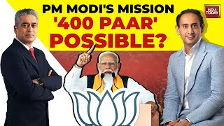 Democratic Newsroom With Rajdeep Sardesai & Rahul Kanwal: Is Pm Modi's Mission '400 Paar' Possible?