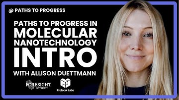 Allison Duettmann | Paths to Progress in Molecular Nanotechnology Intro @ Paths to Progress