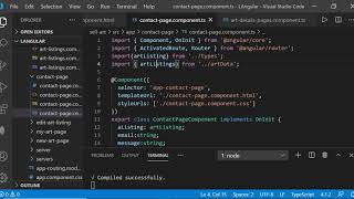 12 Angular   Setting Up Our Contact Page